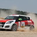 Kämpft um die Führung im ADAC Rallye Masters: Johannes Dambach im Suzuki Swift 